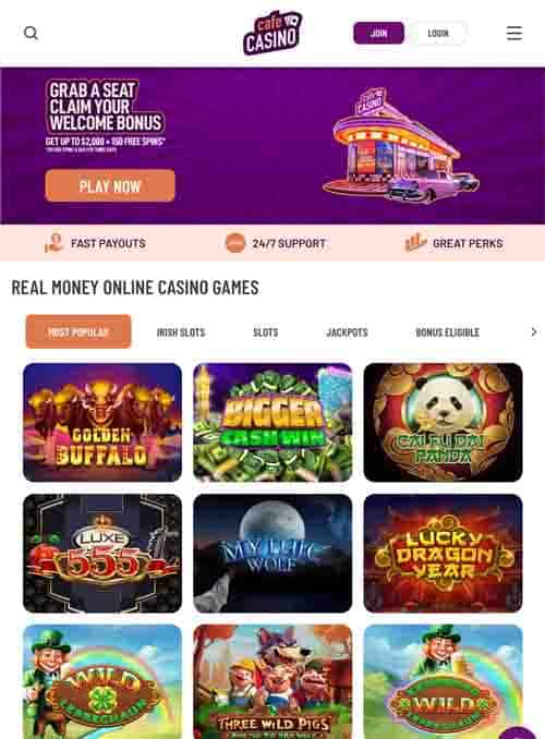 Cafe Casino screenshot